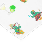 Kleurrijke feestelijke Cinco de Mayo 2025 Dansende Korte Tafelloper (Hoek)