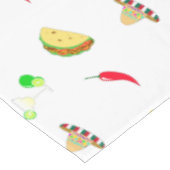 Kleurrijke feestelijke Cinco de Mayo 2025 Dansende Tafelkleed (Gekanteld)