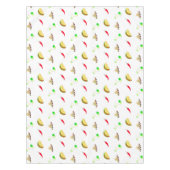 Kleurrijke feestelijke Cinco de Mayo 2025 Dansende Tafelkleed (Voorkant)