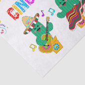 Kleurrijke feestelijke Cinco de Mayo 2025 Dansende Tissuepapier (Detail)