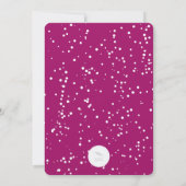 Kleurrijke feestelijke ster Elegant Holiday Party  Kaart (Achterkant)