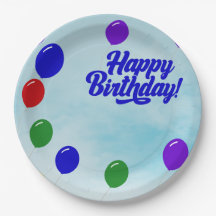 Kleurrijke feestelijke verjaardag met ballonnen