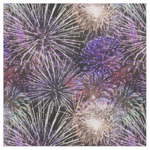 Kleurrijke feestelijke vuurwerk Starbursts Stof