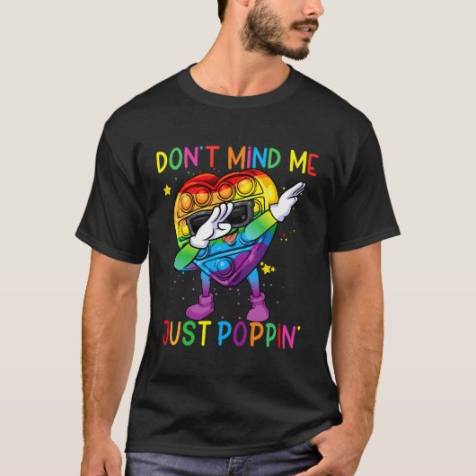 Kleurrijke Fidget Speelgoed Vind het niet erg dat T-shirt (Voorkant)