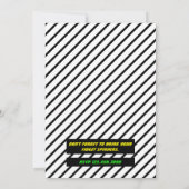 Kleurrijke Fidget Spinner Kids Verjaardagsfeest Ui Kaart (Achterkant)