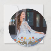 Kleurrijke Fiesta 15e verjaardag foto dank u Kaart (Achterkant)