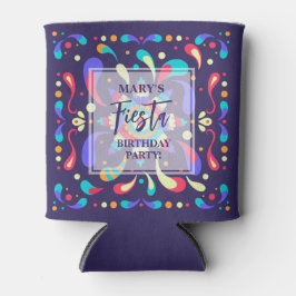 Kleurrijke Fiesta Blue Blikjeskoeler