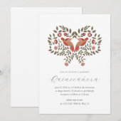 Kleurrijke Fiesta Floral Quinceañera Kaart (Voorkant / Achterkant)