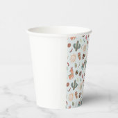 Kleurrijke Fiesta Mexicaanse Cactus Skulls Suns Co Papieren Bekers (Rechts)