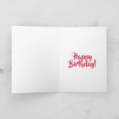 Kleurrijke Fiesta Verjaardag Kaart (Binnen)