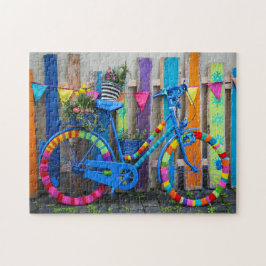  kleurrijke fiets Jigzaag Puzzle Legpuzzel