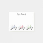 Kleurrijke Fietsen Gepersonaliseerd Post-it Notiti Post-it® Notes (Voorkant)