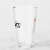 Kleurrijke fietsen glas (Rechts)