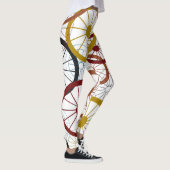 Kleurrijke fietswielen leggings (Rechts)