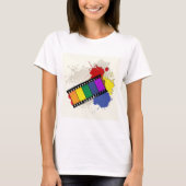 Kleurrijke filmstrip Womens T-Shirt (Voorkant)