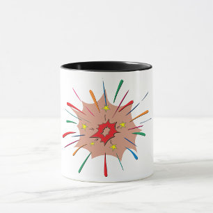 Kleurrijke Fireworks-Mok Mok