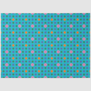 Kleurrijke Fish Custom Polka Dots Tissue Paper Tissuepapier
