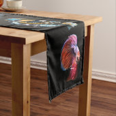 Kleurrijke Fish tafel runner Korte Tafelloper (Voorbeeld)