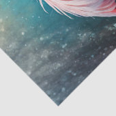 Kleurrijke Flamingo Ephemera Decoupage Tissuepapier (Detail)