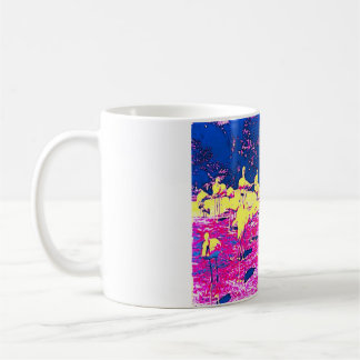 Kleurrijke Flamingo Ontwerp Beker Koffiemok