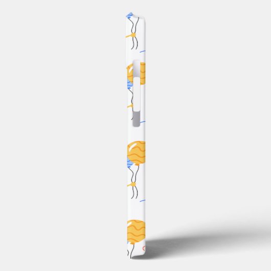 Kleurrijke Flamingo Party Patroon Telefoon Wallpap Case-Mate iPhone Case (Achterkant / Links)