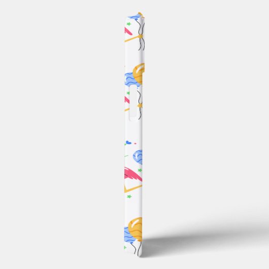 Kleurrijke Flamingo Party Patroon Telefoon Wallpap Case-Mate iPhone Case (Achterkant / Rechts)