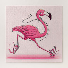 Kleurrijke Flamingo Puzzel voor Creatief Spelen