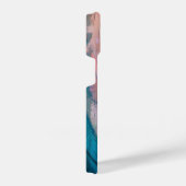 Kleurrijke flamingo veren iPhone hoesje (Rechterkant)