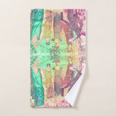 Kleurrijke flappers bad handdoek (Handdoek)