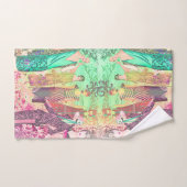 Kleurrijke flappers bad handdoek (Handdoek)