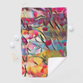 Kleurrijke flessen golfhanddoek (Insitu)