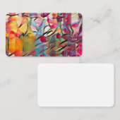 Kleurrijke flessen visitekaartje (Voorkant / Achterkant)