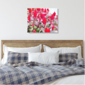 KLEURRIJKE FLORA #2 CANVAS AFDRUK (Insitu (Slaapkamer))