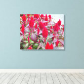 KLEURRIJKE FLORA #2 CANVAS AFDRUK (Insitu (Houten vloer))