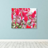 KLEURRIJKE FLORA #2 CANVAS AFDRUK (Insitu (Houten vloer))