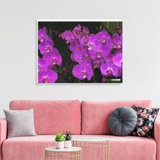 KLEURRIJKE FLORA #3 CANVAS AFDRUK (Insitu (Woonkamer))