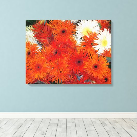 KLEURRIJKE FLORA #5 CANVAS (Insitu (Houten vloer))