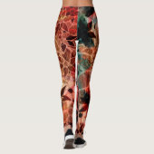 Kleurrijke Floral #3 Leggings (Achterkant)