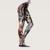 Kleurrijke Floral #5 Leggings (Rechts)
