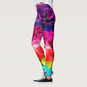 Kleurrijke Floral #8 Leggings (Links)