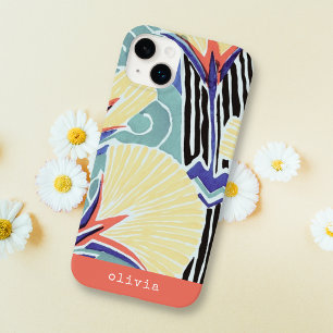 Kleurrijke Floral Abstract Art Pattern van E.A. Sé Case-Mate iPhone 14 Plus Hoesje