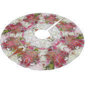Kleurrijke Floral Abstract Kerstboom Rok (Gekanteld)