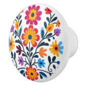 Kleurrijke Floral accent knop (Rechts)