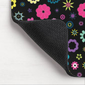 Kleurrijke Floral Achtergrond Muismat (Hoek)