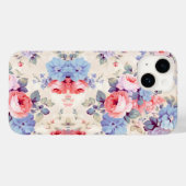 Kleurrijke Floral Art Case-Mate iPhone Case (Achterkant (horizontaal))