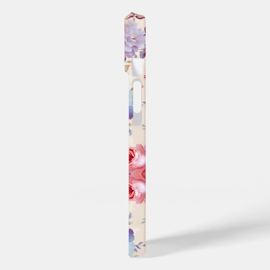 Kleurrijke Floral Art Case-Mate iPhone Case (Achterkant / Links)