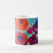 Kleurrijke Floral Blooms Koffiemok (Center)