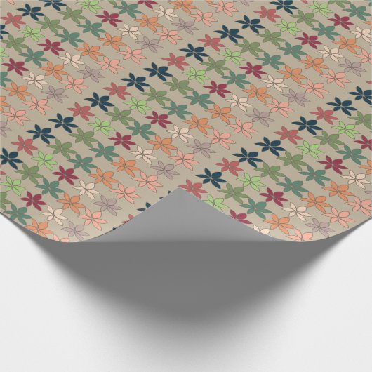 Kleurrijke Floral Cadeaupapier (Hoek)