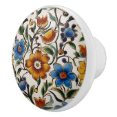 Kleurrijke Floral Custom keramische knop (Rechts)