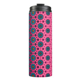 Kleurrijke Floral Design Reismok Thermosbeker